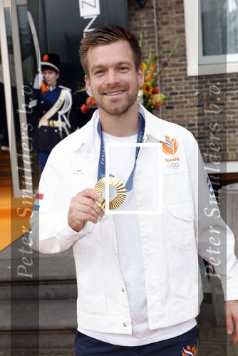 Den Haag 13 augustus 2024
De Olympische sporters die een medaille gehaald hebben worden ontvangen door premier Dick Schoof . Thierry Brinkman