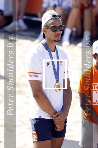 Scheveningen 12 augustus 2024
Aankomst olympische sporters in scheveningen . Humberto Tan presenteert het programma. Worthy de Jong