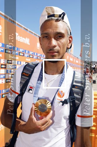 Scheveningen 12 augustus 2024
Aankomst olympische sporters in scheveningen . Humberto Tan presenteert het programma. Worthy de Jong