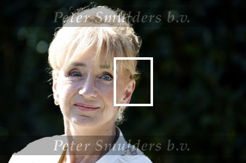 Almere 21 augustus 2025
Berdien Stenberg met haar man Pieter Kleve in de tuin van hun huis .