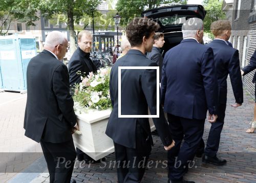 Amsterdam 7 augustus 2025
Herdenkingsdienst Derk Sauer in de westerkerk . Familie Derk Sauer