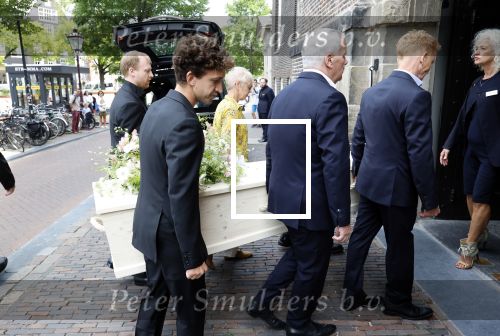 Amsterdam 7 augustus 2025
Herdenkingsdienst Derk Sauer in de westerkerk . Familie Derk Sauer