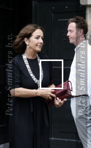 Amsterdam 7 augustus 2025
Herdenkingsdienst Derk Sauer in de westerkerk . Femke Halsema
