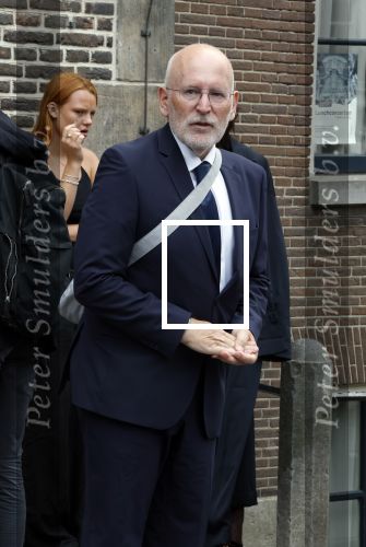 Amsterdam 7 augustus 2025
Herdenkingsdienst Derk Sauer in de westerkerk . Frans Timmermans