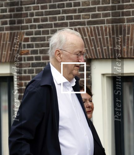 Amsterdam 7 augustus 2025
Herdenkingsdienst Derk Sauer in de westerkerk . Henk v Dorp met partner