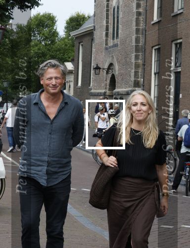 Amsterdam 7 augustus 2025
Herdenkingsdienst Derk Sauer in de westerkerk . Lilian Marijnissen met partner Joeri Jansen