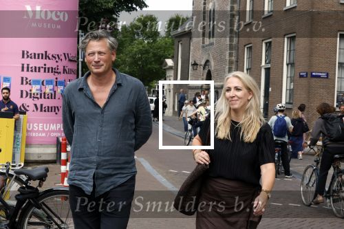 Amsterdam 7 augustus 2025
Herdenkingsdienst Derk Sauer in de westerkerk . Lilian Marijnissen met partner Joeri Jansen