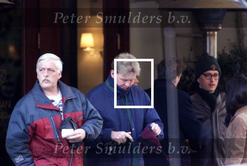 New York, 22 januari 2000
Prins willem Alexander samen met Maxima na afloop van een diner samen met een beveiligingsbeambte
Rest. CIPRIANI Downtown


PETER SMULDERS BV