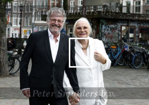 Amsterdam 7 augustus 2025
Herdenkingsdienst Derk Sauer in de westerkerk . Monique v d Ven en Edwin de Vries