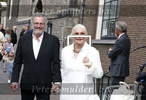 Amsterdam 7 augustus 2025
Herdenkingsdienst Derk Sauer in de westerkerk . Monique v d Ven en Edwin de Vries
