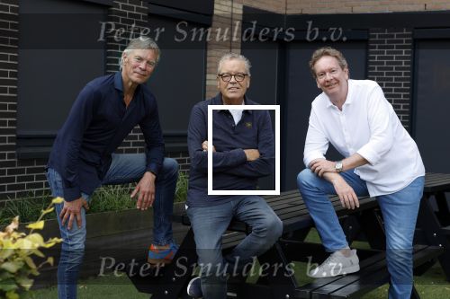 Hilversum 3 augustus 2025
Rene Oosterman Olav Mol en Alexander Stevens bij Grand Prix radio op het mediapark