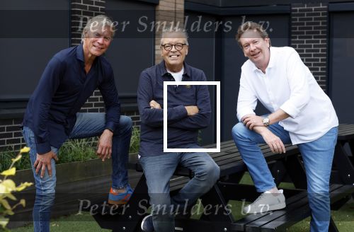 Hilversum 3 augustus 2025
Rene Oosterman Olav Mol en Alexander Stevens bij Grand Prix radio op het mediapark