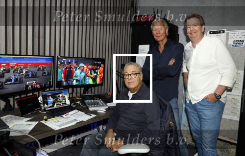 Hilversum 3 augustus 2025
Rene Oosterman Olav Mol en Alexander Stevens bij Grand Prix radio op het mediapark
