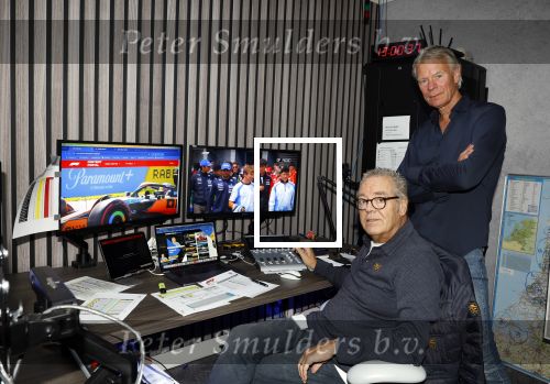 Hilversum 3 augustus 2025
Rene Oosterman Olav Mol en Alexander Stevens bij Grand Prix radio op het mediapark