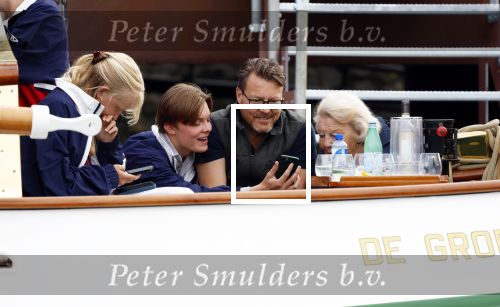 Amsterdam 21 augustus 2025
Prinses Beatrix op de groene Draeck tijdens de tweede dag van Sail . Aanwezig Prins Constantijn Prinses Laurentien Prinses Eloise en Prins Claus Cazimir
