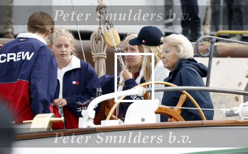 Amsterdam 21 augustus 2025
Prinses Beatrix op de groene Draeck tijdens de tweede dag van Sail . Aanwezig oa Prinses Mabel met dochters Luana en Zaria . Ook aanwezig prins Cazimir en prinses Carolina de Bourbon de Parma met haar kinderen Alaia en Xavier .
Ook de moeder van Prinses Mabel was aanwezig .