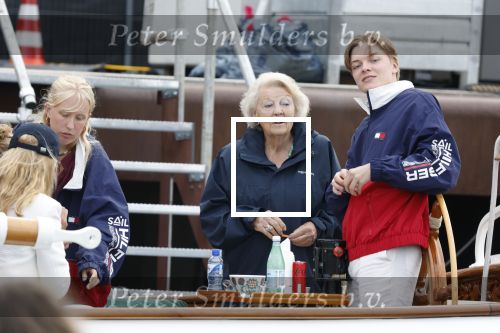 Amsterdam 21 augustus 2025
Prinses Beatrix op de groene Draeck tijdens de tweede dag van Sail . Aanwezig oa Prinses Mabel met dochters Luana en Zaria . Ook aanwezig prins Cazimir en prinses Carolina de Bourbon de Parma met haar kinderen Alaia en Xavier .
Ook de moeder van Prinses Mabel was aanwezig .