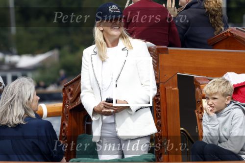 Amsterdam 21 augustus 2025
Prinses Beatrix op de groene Draeck tijdens de tweede dag van Sail . Aanwezig oa Prinses Mabel met dochters Luana en Zaria . Ook aanwezig prins Cazimir en prinses Carolina de Bourbon de Parma met haar kinderen Alaia en Xavier .
Ook de moeder van Prinses Mabel was aanwezig .