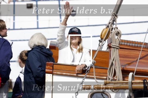 Amsterdam 21 augustus 2025
Prinses Beatrix op de groene Draeck tijdens de tweede dag van Sail . Aanwezig oa Prinses Mabel met dochters Luana en Zaria . Ook aanwezig prins Cazimir en prinses Carolina de Bourbon de Parma met haar kinderen Alaia en Xavier .
Ook de moeder van Prinses Mabel was aanwezig .