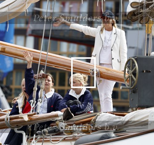 Amsterdam 21 augustus 2025
Prinses Beatrix op de groene Draeck tijdens de tweede dag van Sail . Aanwezig oa Prinses Mabel met dochters Luana en Zaria . Ook aanwezig prins Cazimir en prinses Carolina de Bourbon de Parma met haar kinderen Alaia en Xavier .
Ook de moeder van Prinses Mabel was aanwezig .