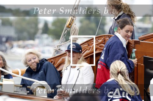 Amsterdam 21 augustus 2025
Prinses Beatrix op de groene Draeck tijdens de tweede dag van Sail . Aanwezig oa Prinses Mabel met dochters Luana en Zaria . Ook aanwezig prins Cazimir en prinses Carolina de Bourbon de Parma met haar kinderen Alaia en Xavier .
Ook de moeder van Prinses Mabel was aanwezig .