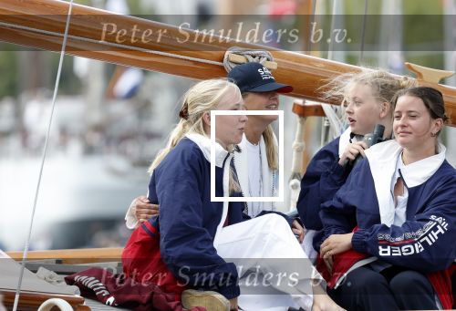 Amsterdam 21 augustus 2025
Prinses Beatrix op de groene Draeck tijdens de tweede dag van Sail . Aanwezig oa Prinses Mabel met dochters Luana en Zaria . Ook aanwezig prins Cazimir en prinses Carolina de Bourbon de Parma met haar kinderen Alaia en Xavier .
Ook de moeder van Prinses Mabel was aanwezig .