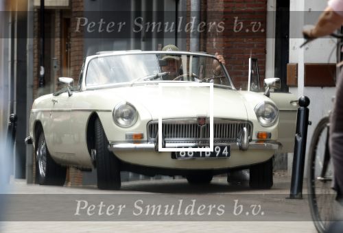 Abcoude 8 augustus 2025
Richard Kemper en zijn vrouw samen in hun MG Cabrio van 1975