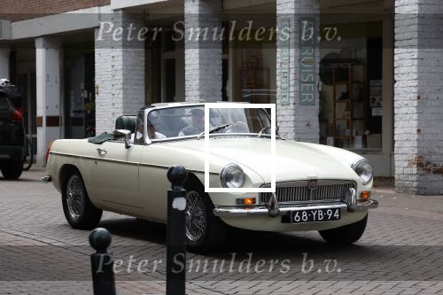 Abcoude 8 augustus 2025
Richard Kemper en zijn vrouw samen in hun MG Cabrio van 1975