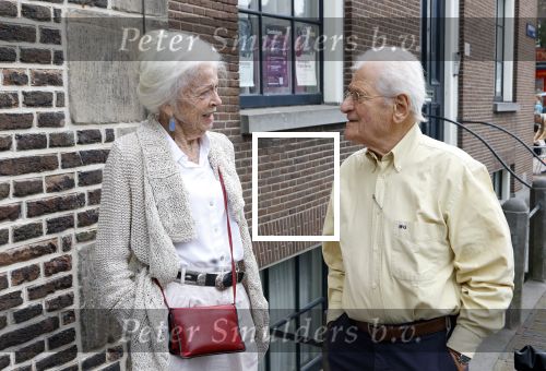 Amsterdam 7 augustus 2025
Herdenkingsdienst Derk Sauer in de westerkerk . Sonja Barend en haar man Abel Cahen