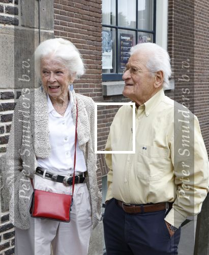 Amsterdam 7 augustus 2025
Herdenkingsdienst Derk Sauer in de westerkerk . Sonja Barend en haar man Abel Cahen