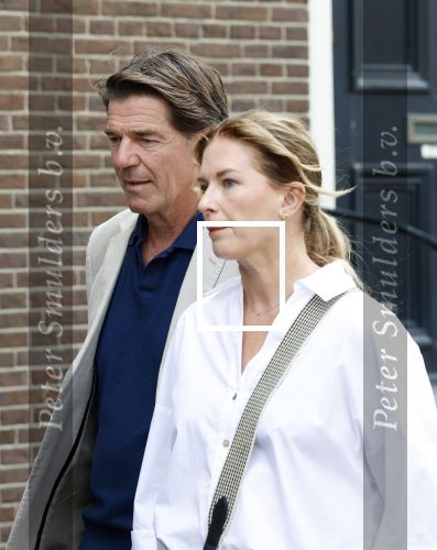 Amsterdam 7 augustus 2025
Herdenkingsdienst Derk Sauer in de westerkerk . Twan Huys met partner Cheryl Franks