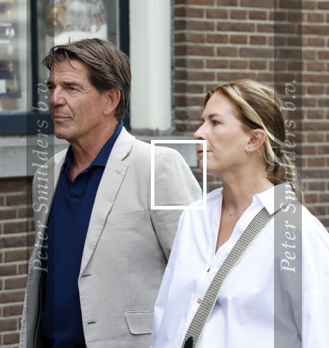 Amsterdam 7 augustus 2025
Herdenkingsdienst Derk Sauer in de westerkerk . Twan Huys met partner Cheryl Franks