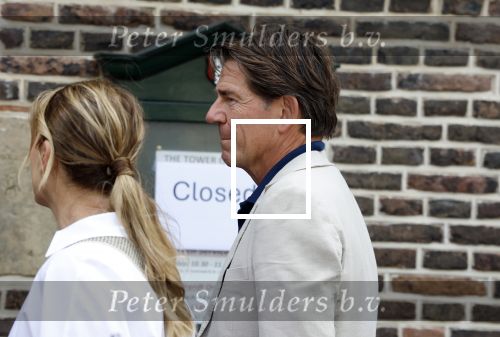 Amsterdam 7 augustus 2025
Herdenkingsdienst Derk Sauer in de westerkerk . Twan Huys met partner Cheryl Franks