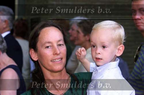 Hummelo 11 september 1999
Trouwen Elisabeth Fabius
Brigitte Klijnstra met zoontje