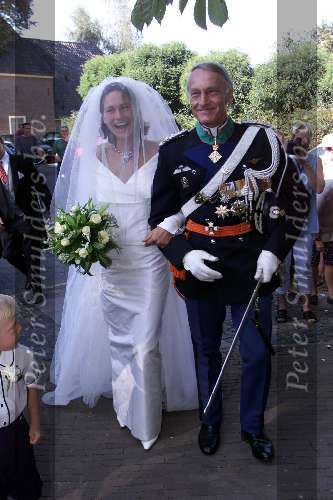 Hummelo 11 september 1999
Trouwen Elisabeth Fabius hier met haar vader