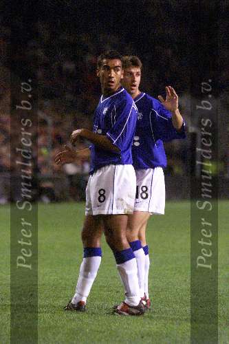 Eindhoven, 28 September 1999
Wedstrijd uit de voorronde van de CHAMPIONS-League tussen PSV & Glasgow Rangers, eindstand 0-1
GIOVANNI V BRONCKHORST