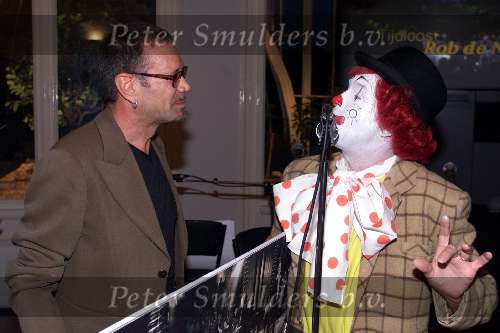 Overveen 26 September 1999
Uitreiking CD Rob de Nijs in Overveen.
Pipo de Clown en Rob de Nijs.