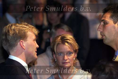Amsterdam 17 September 1999
Uitreiking boek over 100 jaar Top-sport met o.a. Prins Willem Alexander hie in gesprek met Ron Zwerver