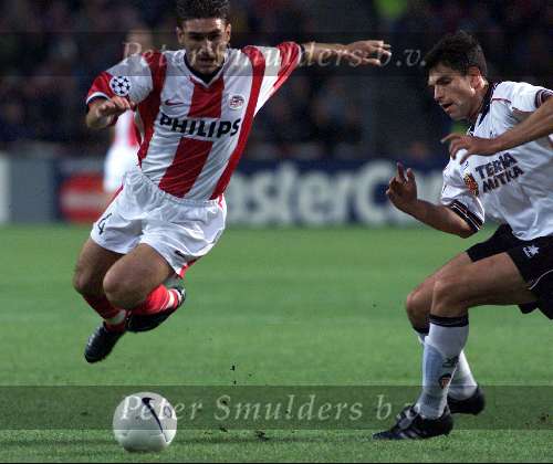 Eindhoven 21 September 1999
PSV-Valencia voorronde Champions League 1999/2000,
Eindstand 1-1
SKERLA