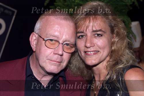 Utrecht 11 september 2000
Feest van Tineke Schouten. 20 jaar artiest .
Alice Maywood met haar man Rob v Wijk