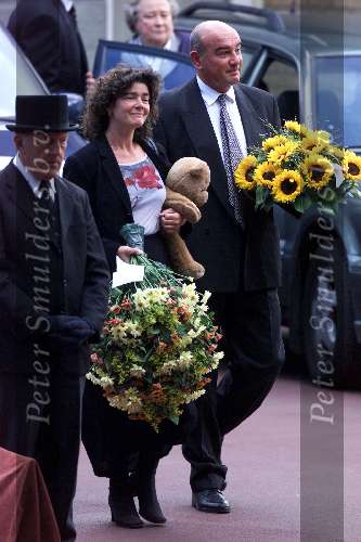 Driehuis 2 september 2000
Begrafenis schoonvader Diewertje Blok.
Dieuwertje e haar man Peter de Bie