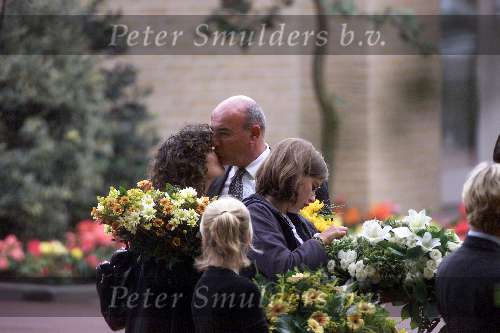 Driehuis 2 september 2000
Begrafenis schoonvader Diewertje Blok.
Dieuwertje e haar man Peter de Bie