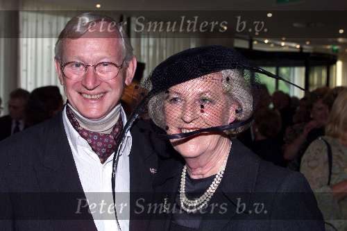 Amsterdam 17 september 2000
Laatste modeshow van Edgar Vos in het Hilton.
Frans Andriessen met vrouw