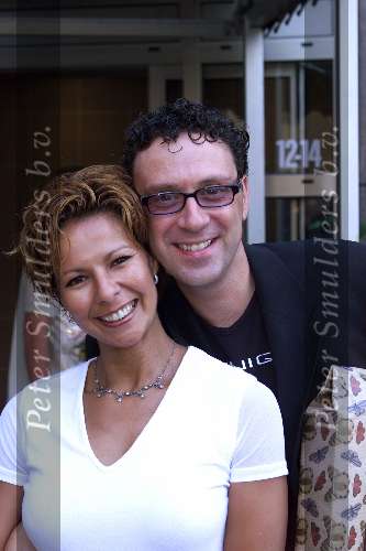 Utrecht 11 september 2000
Feest van Tineke Schouten. 20 jaar artiest .
Peter Douglas met vrouw