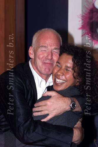 Utrecht 11 september 2000
Feest van Tineke Schouten. 20 jaar artiest .
Peter Faber met vrouw