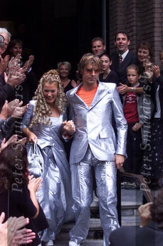 Amsterdam 8 september 2000
Trouwen Ruud de Wild en Tatum Dagelet.