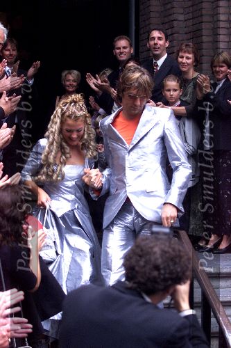 Amsterdam 8 september 2000
Trouwen Ruud de Wild en Tatum Dagelet.