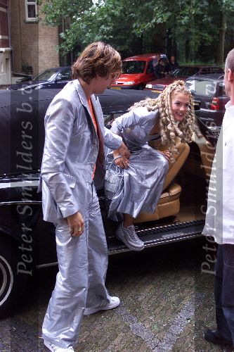 Amsterdam 8 september 2000
Trouwen Ruud de Wild en Tatum Dagelet.