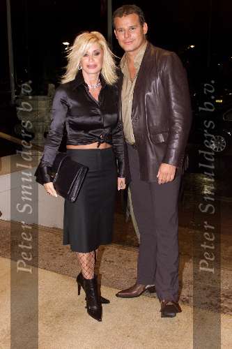 Amsterdam 15 september 2001
Modeshow Mart Visser in het Hilton.
Connie Breukhoven en Leco v Zadelhof