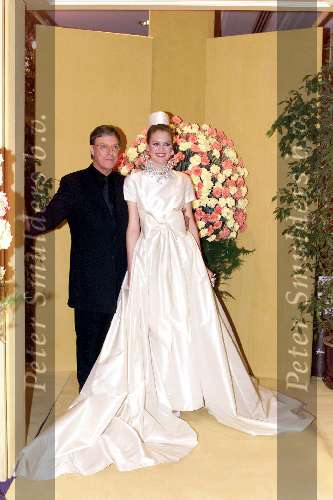 12-3-2001 Amsterdam  Modeshow Frans Molenaar
Frans Molenaar en Emma ten Brink